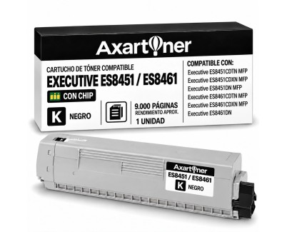 Compatible OKI Executive ES8451 / ES8461 Negro Cartucho de Toner 44059260