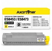 Compatible OKI Executive ES8453 / ES8473 Amarillo Cartucho de Toner 45862819
