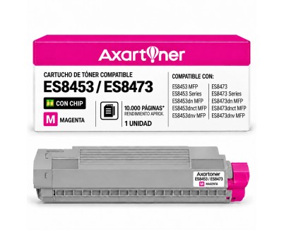 Compatible OKI Executive ES8453 / ES8473 Magenta Cartucho de Toner 45862820