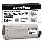 Compatible OKI MC760 / MC770 / MC780 Negro Cartucho de Toner 45396304