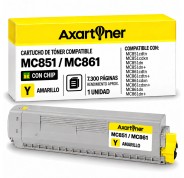 Compatible OKI MC851, MC861, MC862 Amarillo Cartucho de Toner 44059165 / 44059253
