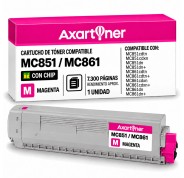 Compatible OKI MC851, MC861, MC862 Magenta Cartucho de Toner 44059166 / 44059254