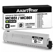 Compatible OKI MC851, MC861, MC862 Negro Cartucho de Toner 44059168 / 44059256
