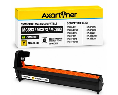 Compatible OKI MC853 / MC873 / MC883 Amarillo Tambor de Imagen (Drum) 44844469