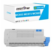 Compatible OKI MC853 / MC873 / MC883 Cyan Cartucho de Toner 45862839