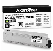 Compatible OKI MC853 / MC873 / MC883 Negro Cartucho de Toner 45862840