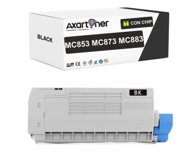 Compatible OKI MC853 / MC873 / MC883 Negro Cartucho de Toner 45862840