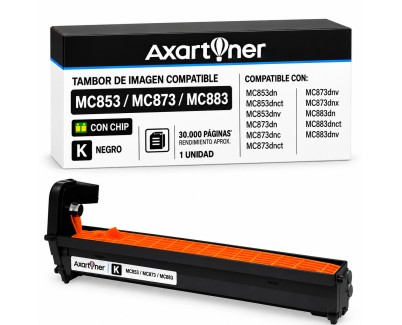 Compatible OKI MC853 / MC873 / MC883 Negro Tambor de Imagen (Drum) 44844472