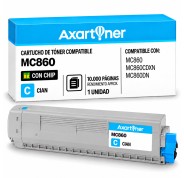 Compatible OKI MC860 Cyan Cartucho de Toner 44059211