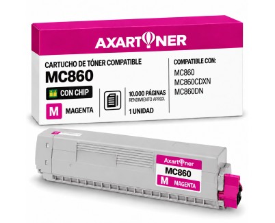 Compatible OKI MC860 Magenta Cartucho de Toner 44059210