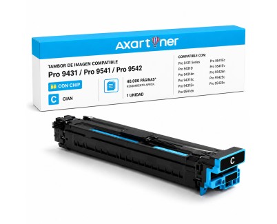 Compatible OKI Pro 9431 / 9541 / 9542 Cyan Tambor de Imagen (Drum) 45103721