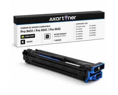 Compatible OKI Pro 9431 / 9541 / 9542 Negro Tambor de Imagen (Drum) 45103722