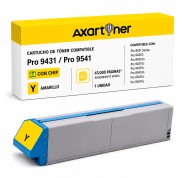 Compatible OKI Pro 9431 / 9541 Amarillo Cartucho de Toner 45536553