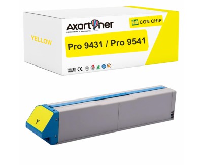 Compatible OKI Pro 9431 / 9541 Amarillo Cartucho de Toner 45536553