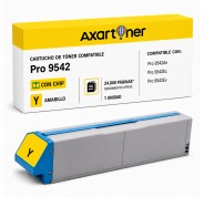 Compatible OKI Pro 9542 Amarillo Cartucho de Toner 45536437