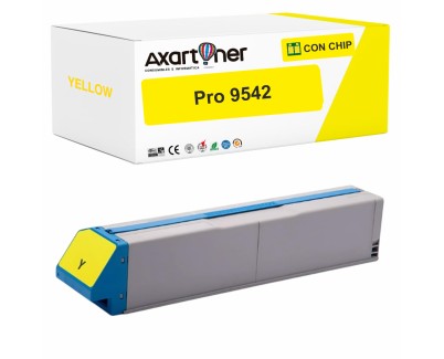 Compatible OKI Pro 9542 Amarillo Cartucho de Toner 45536437