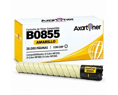 Compatible Olivetti D-Color MF220 / MF280 / MF360 Amarillo Cartucho de Toner B0855