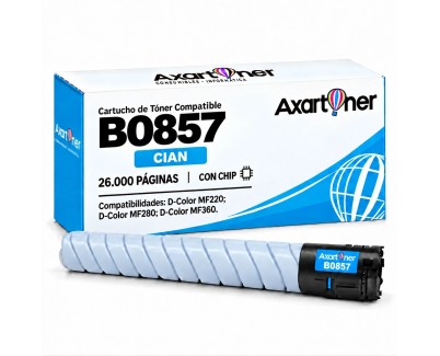 Compatible Olivetti D-Color MF220 / MF280 / MF360 Cyan Cartucho de Toner B0857