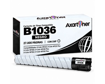 Compatible Olivetti D-Color MF222 , MF282, MF362 Negro Cartucho de Toner B1036