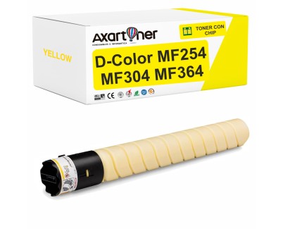 Compatible Olivetti D-Color MF254 / MF304 / MF364 Amarillo Cartucho de Toner B1169