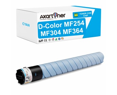Compatible Olivetti D-Color MF254 / MF304 / MF364 Cyan Cartucho de Toner B1167