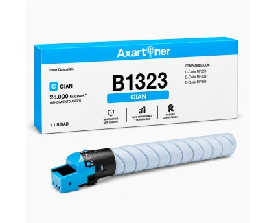 Compatible Olivetti D-Color MF259 / MF309 / MF369 Cyan Cartucho de Toner B1323