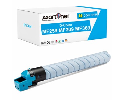 Compatible Olivetti D-Color MF259 / MF309 / MF369 Cyan Cartucho de Toner B1323