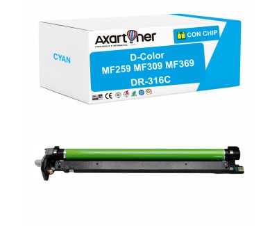 Compatible Olivetti D-Color MF259 / MF309 / MF369 Cyan Tambor de Imagen Drum AAV70TD - DR316C