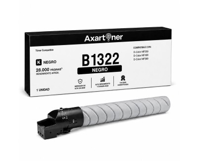 Compatible Olivetti D-Color MF259 / MF309 / MF369 Negro Cartucho de Toner B1322