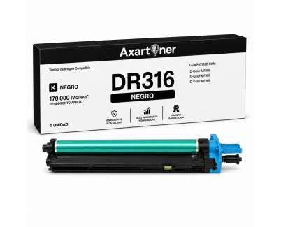 Compatible Olivetti D-Color MF259 / MF309 / MF369 Negro Tambor de Imagen Drum AAV70RD - DR316K