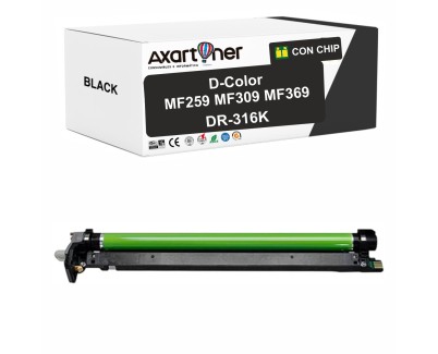 Compatible Olivetti D-Color MF259 / MF309 / MF369 Negro Tambor de Imagen Drum AAV70RD - DR316K