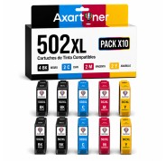 Compatible Pack 10 x EPSON 502XL Cartuchos de Tinta para XP5100, X5105, XP5115, XP5150, XP5155, WF2860, WF2865, WF2880, WF2885