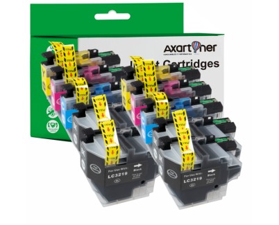 Compatible Pack x10 Brother LC3219 XL / LC3217 Cartuchos de Tinta LC-3219XL