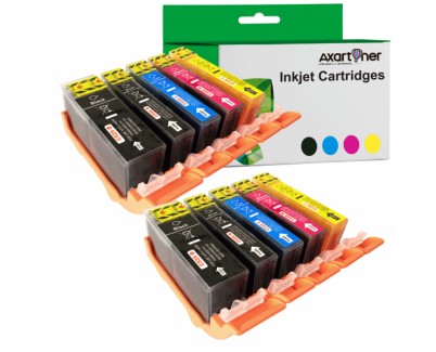 Compatible Pack x 10 Canon PGI525 / CLI526 Cartuchos de Tinta PGI-525 / CLI-526