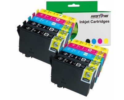 Compatible Pack 10 x EPSON 502XL Cartuchos de Tinta para XP5100, X5105, XP5115, XP5150, XP5155, WF2860, WF2865, WF2880, WF2885