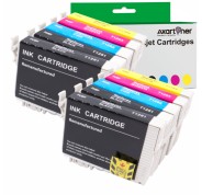 Compatible Pack x 10 Epson T1281 / T1282 / T1283 / T1284 Cartuchos de Tinta