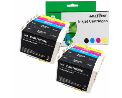 Compatible Pack x10 Epson T1301 / T1302 / T1303 / T1304 Cartuchos de Tinta