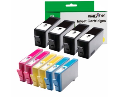 Compatible Pack x 10 HP 364XL Cartuchos de Tinta