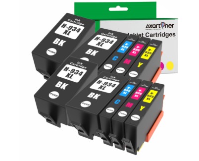 Compatible Pack x 10 HP 934XL / HP 935XL Cartuchos de Tinta