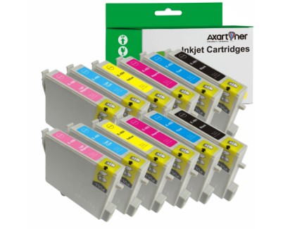 Compatible Pack 12 Tinta EPSON T0481/2/3/4/5/6