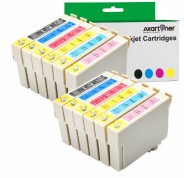 Compatible Pack x12 Epson T0801/2/3/4/5/6 Cartuchos de Tinta