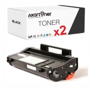 Compatible Pack 2 x Ricoh Aficio SP100E / SP112 Negro Cartucho de Toner 407166 / SP100LE