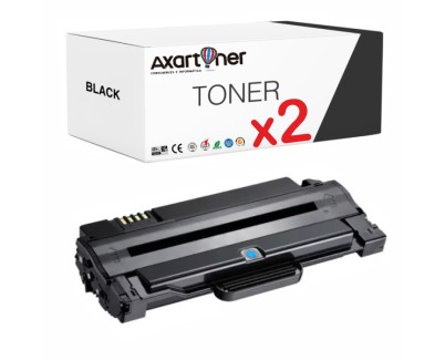 Compatible Pack x2 Samsung ML1910 / SCX4623 Negro Cartucho de Toner MLT-D1052L / SU758A