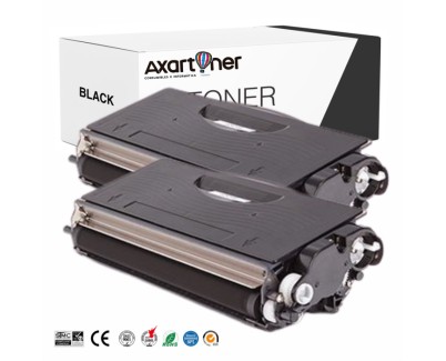 Compatible Pack 2 x Toner BROTHER TN-3170 / TN-3130 Negro TN3170 / TN3130