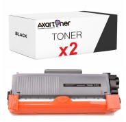 Compatible Pack x 2 Brother TN2320 / TN2310 Negro Cartuchos de Toner TN-2320 / TN-2310