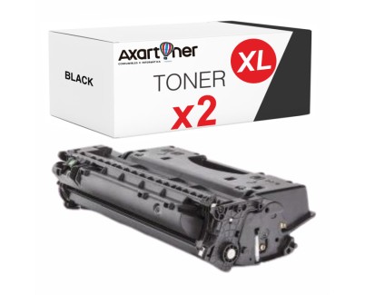 Compatible Pack x 2 Canon 719H Negro Cartuchos de Toner 3480B002