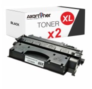 Compatible Pack x 2 HP CF280X / 80X Negro Catuchos de Toner