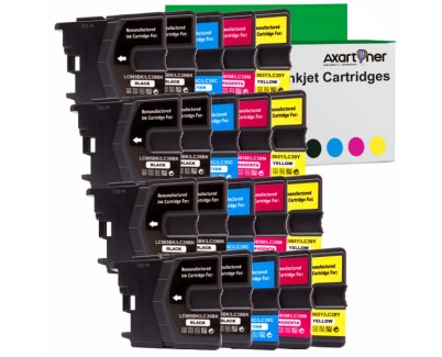 Compatible Pack x20 Brother LC-985XL Cartuchos de Tinta LC985