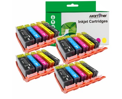 Compatible Pack x 20 Canon PGI520 / CLI521 Cartuchos de Tinta PGI-520 / CLI-521