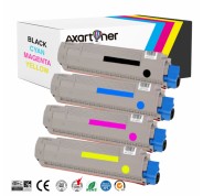 Compatible Pack 4 x Compatible OKI C8600 / C8800 Cartucho de Toner